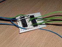 Jak zbudować matrycę LED 128x16 z układami 74HC595 i 74154?