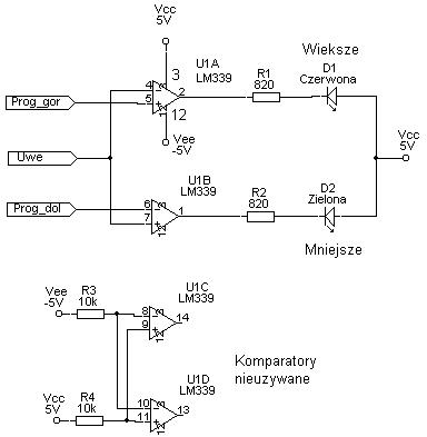 Poszukuje schematu do porównywania napięć