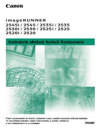 Canon IR2520 dokumentacja